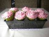 Bouquet de cupcakes roses pour Octobre rose