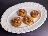 Cookies gourmands aux noisettes, praliné et caramel