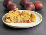 Gâteau crumble aux prunes