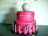 Gâteau disco pour les 10 ans de Valina