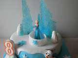 Gâteau La reine des neiges (Frozen)