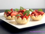 Tulipes feuilletées aux fraises