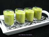 Velouté courgette-menthe en petites verrines