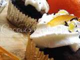 Cupcakes au chocolat et à l'orange curd - participations au concours du meilleur gâteau