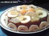 Gâteau couvert de fruits