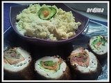 Risotto courgettes carottes champignons