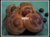 Tourbillon de pains aux raisins