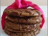 Brownie cookies au coeur de nutella