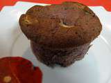 Muffin aux myrtilles  et chocolat blanc