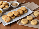 Biscuits à l’huile d’olive, sésame, miel et quinoa