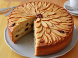 Gâteau aux Multiples Saveurs Originale : pommes / avoine / amandes / raisins secs