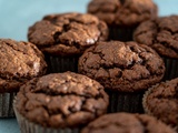 Muffins 100 % cacao au fromage blanc