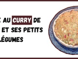 Quiche au Curry de Poulet et ses Petits Légumes