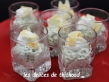 Chantilly d’épinard à la ricotta et aux amandes éffilées