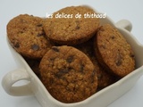 Cookies au chocolat et flocons d’avoine