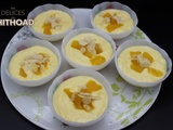 Crème dessert petits suisses et mangue