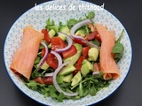 Salade de saumon tex mex (un jour, un livre, une gourmandise)