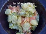 Salade piémontaise saumon-asperges