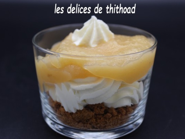 Verrine mascarpone spéculoos ananas : Recette de Verrine mascarpone  spéculoos ananas