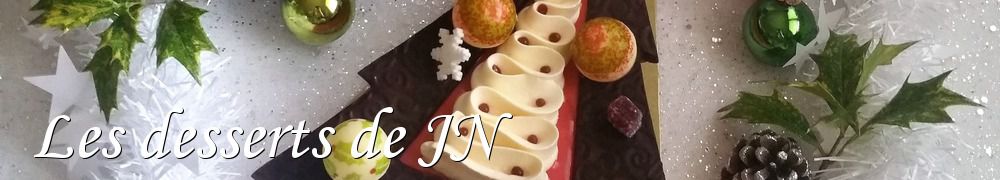 Recettes de Les desserts de JN