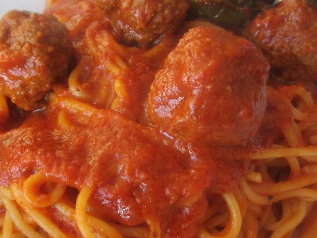 Spaghetti boulettes - recette facile