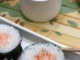 Maki au saumon mariné …pour plaire même à ceux qui n’aiment pas le poisson cru