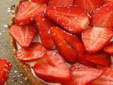 Tarte aux fraise délicatement parfumée à la verveine : un pur délice