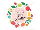 Fruits et légumes de saison du mois de Juillet