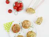 Muffins au poulet et légumes d'été