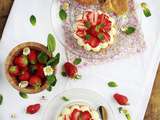 Tartelettes aux fraises et sablé breton au petit épeautre