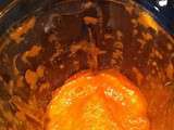 Soupe de pois chiche à la tomate ( avec ou sans pâtes de riz)