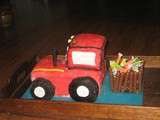 Tracteur gâteau  3D