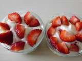 Mousse de mascarpone aux fraises