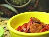 Melange ensoleille : poivron rouge / chorizo