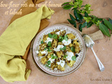 Chou-fleur rôti au ras-el-hanout et labneh