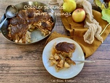 Cobbler aux pommes, poires et coings