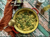 Curry vert d’aubergines et poulet