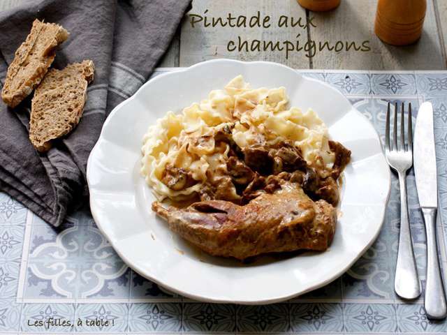 Recettes De Pintade Et Champignons