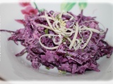 Salade douce de chou rouge