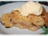 Tarte coings pommes crumble