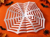 Toile d'araignée en origami