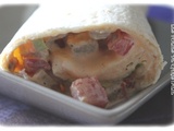 Wrap avocat tomate rôti