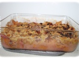 Crumble prunes pommes