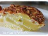 Flan courgettes, lardons, fromage