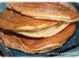 Pancakes au levain à la farine semi-complète ( Thermomix ou pas )