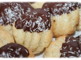 Pattes de chat à la noix de coco et au chocolat