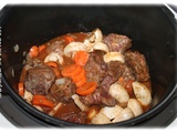 Ragoût de boeuf aux champignons Cookéo