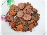 Saucisses lentilles Cookéo