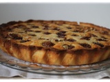 Tarte cerise et crème d'amandes