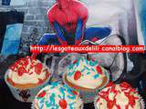 Cupcakes Spiderman hyper simples